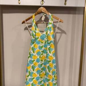 Lilly Pulitzer Lemon & Blueberry Strapless Dress